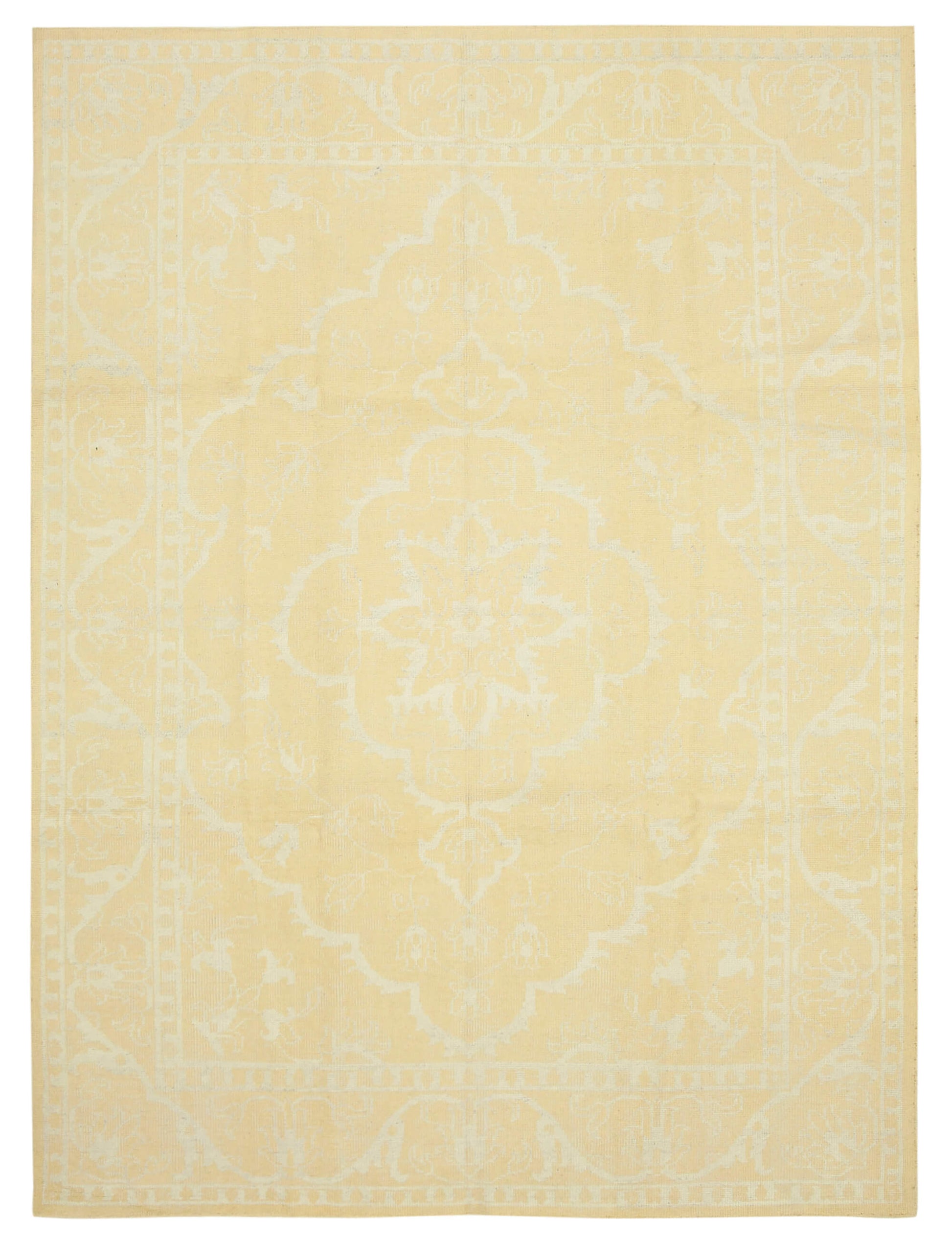 9x12 Yellow Oushak Rug - 38621