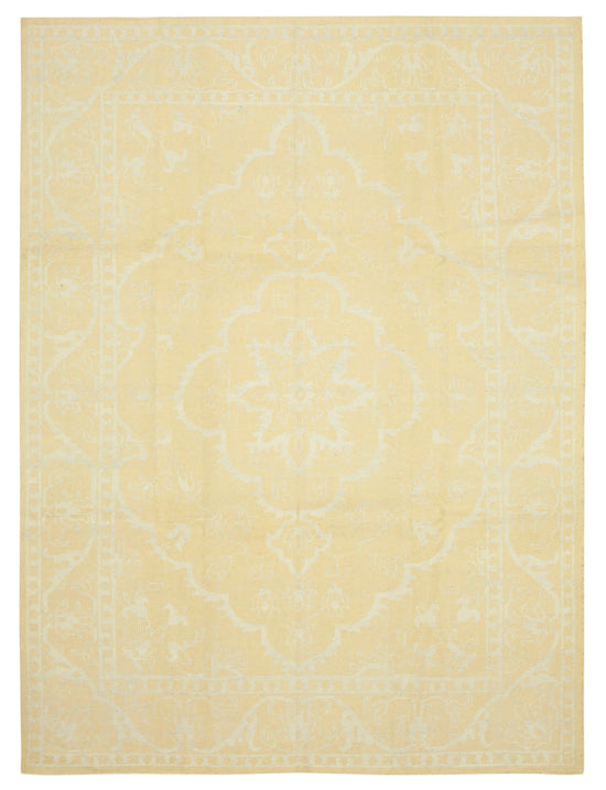 9x12 Yellow Oushak Rug - 38621