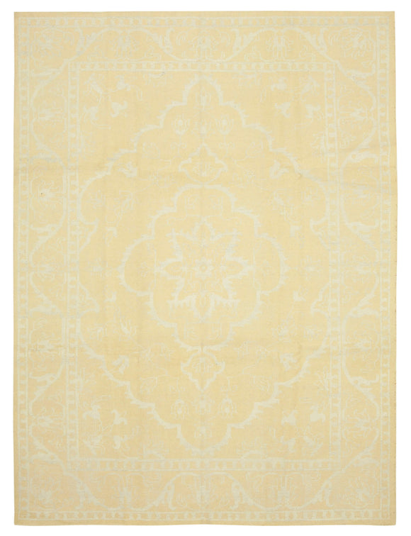 9x12 Yellow Oushak Rug - 38621