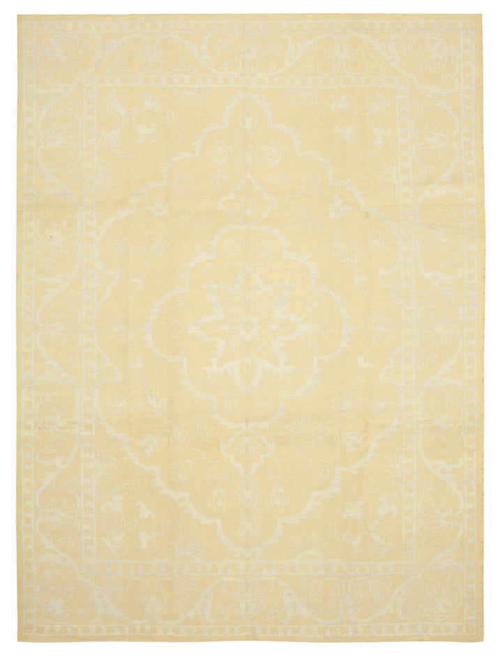 9x12 Yellow Oushak Rug - 38621