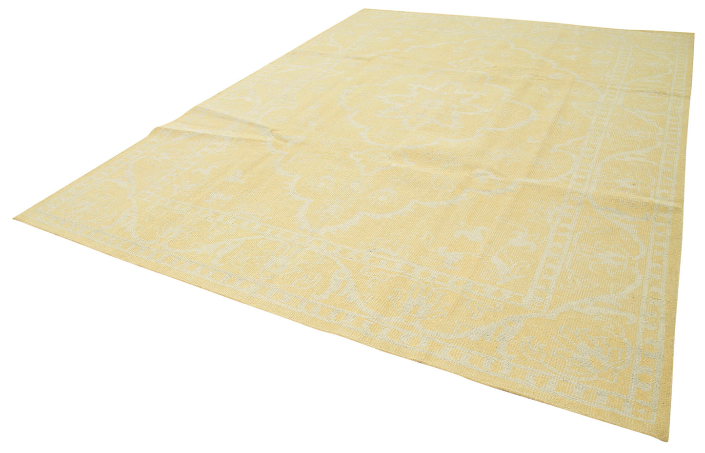 9x12 Yellow Oushak Rug - 38621