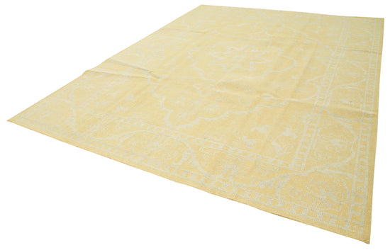 9x12 Yellow Oushak Rug - 38621