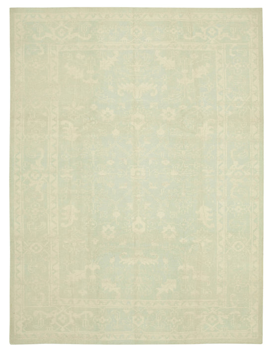 9x12 Beige Oushak Rug - 38623