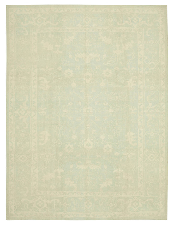 9x12 Beige Oushak Rug - 38623