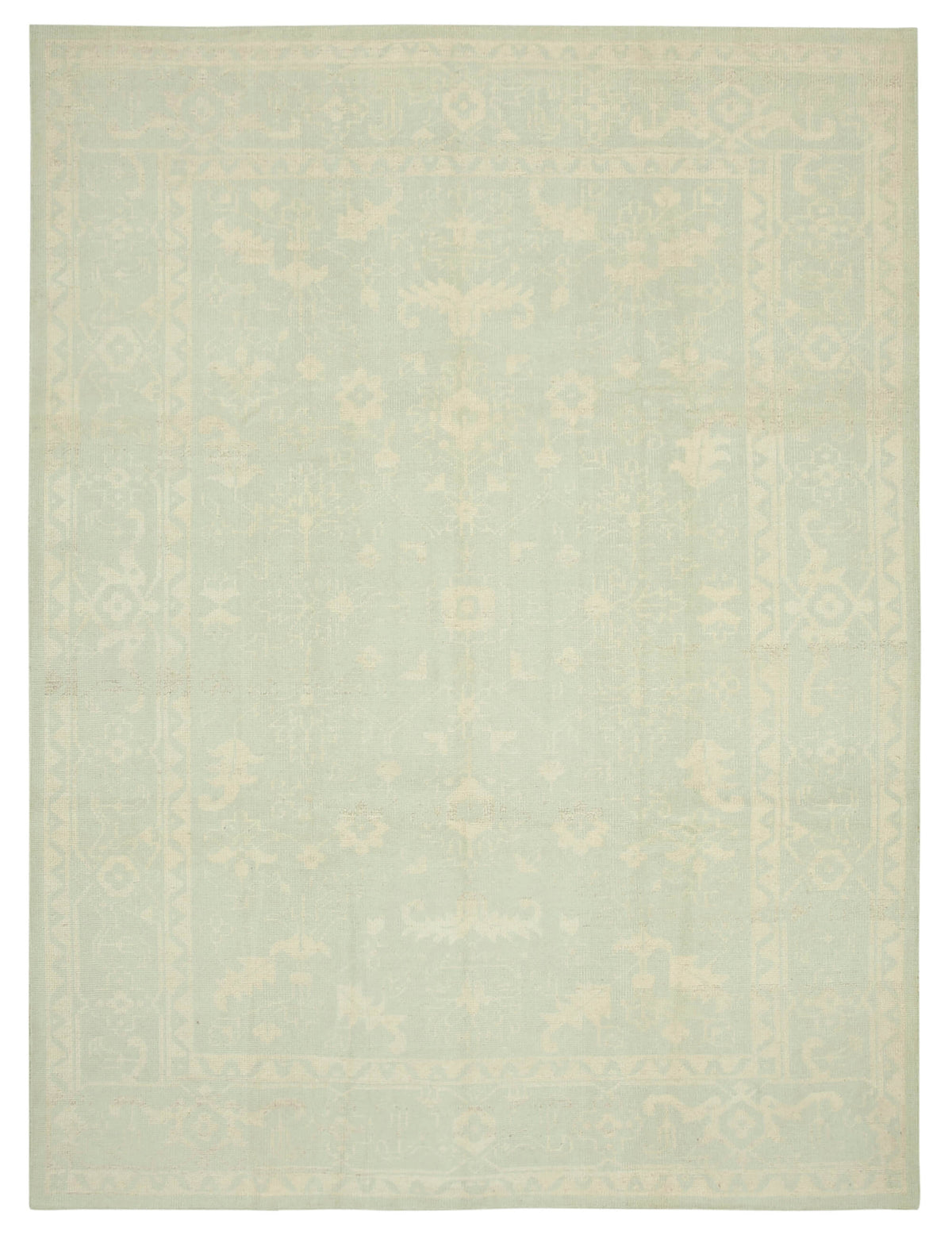 9x12 Beige Oushak Rug - 38625