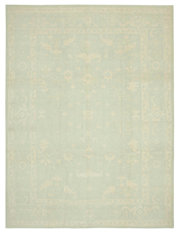 9x12 Beige Oushak Rug - 38625