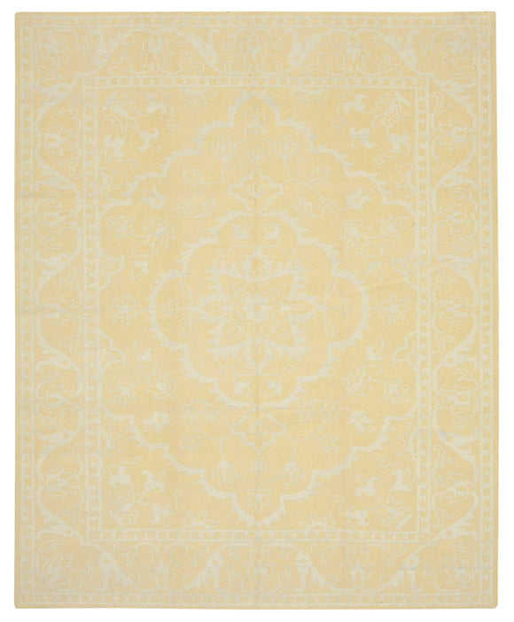 8x10 Yellow Oushak Rug - 38628