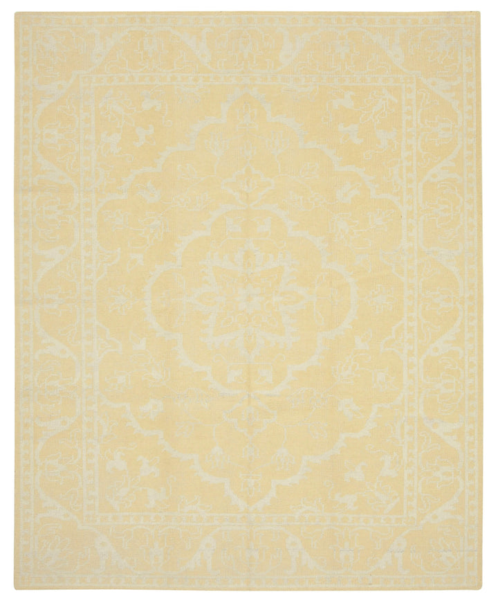 8x10 Yellow Oushak Rug - 38628