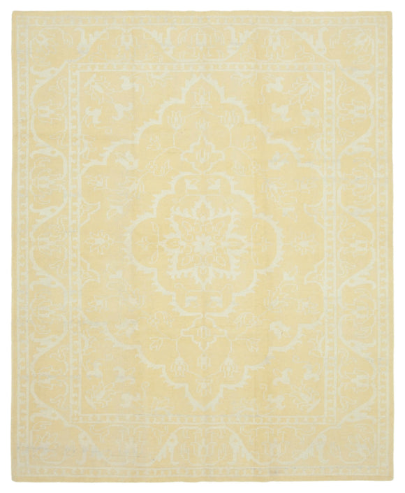 8x10 Yellow Oushak Rug - 38630