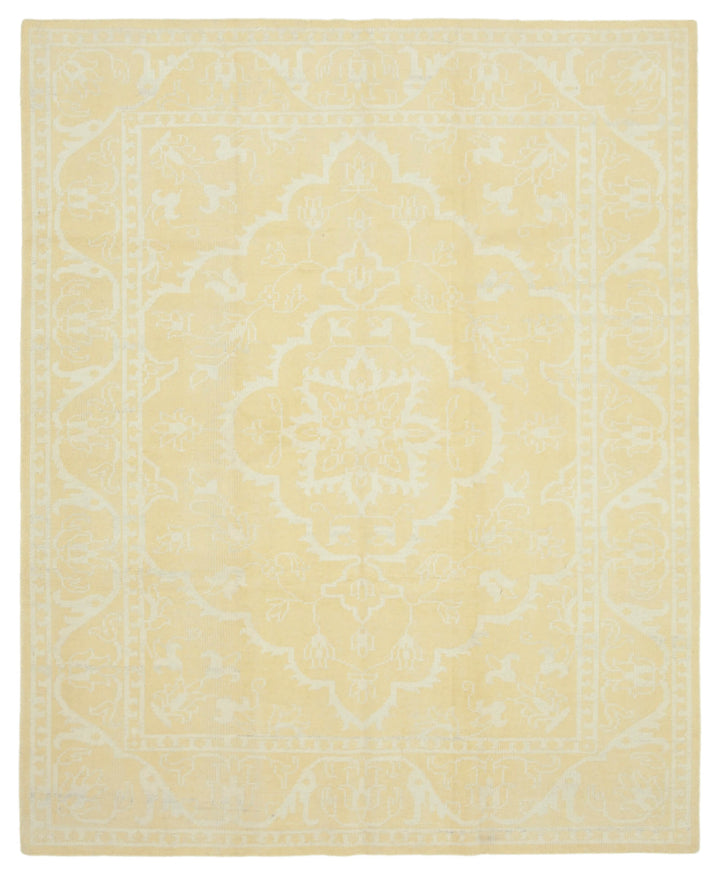 8x10 Yellow Oushak Rug - 38630