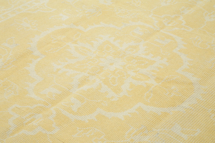 8x10 Yellow Oushak Rug - 38630