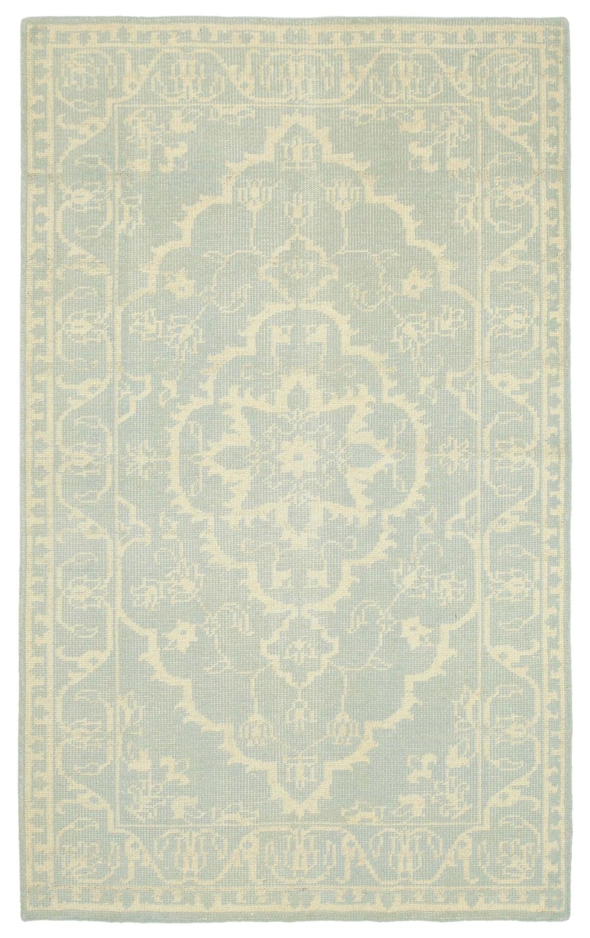 5x8 Beige Oushak Rug - 38632