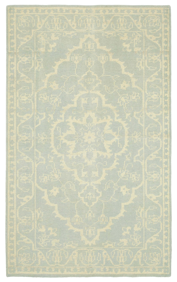 5x8 Beige Oushak Rug - 38632