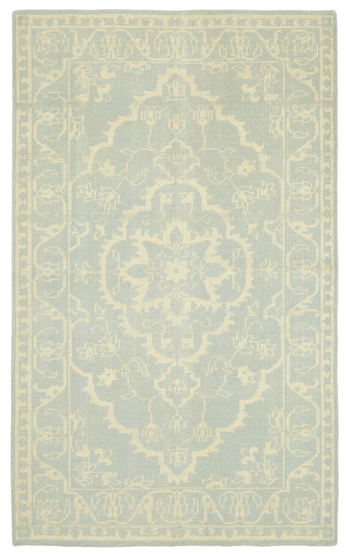 5x8 Beige Oushak Rug - 38632