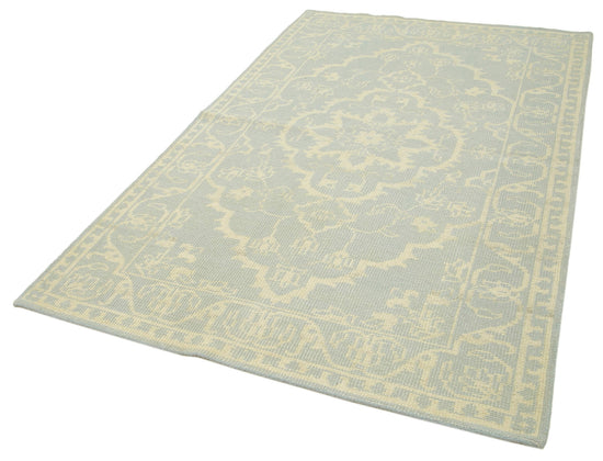 5x8 Beige Oushak Rug - 38632