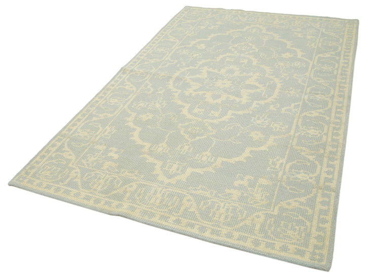 5x8 Beige Oushak Rug - 38632