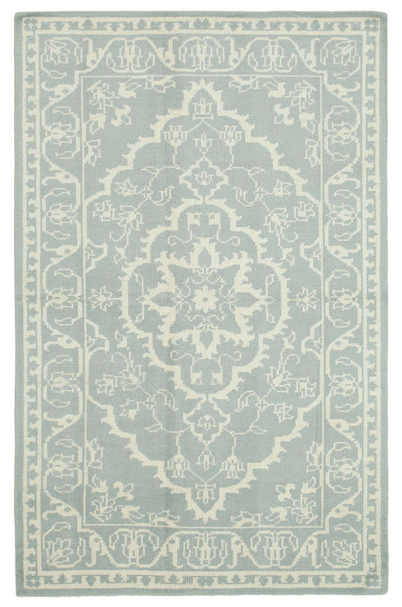 5x8 Beige Oushak Rug - 38633