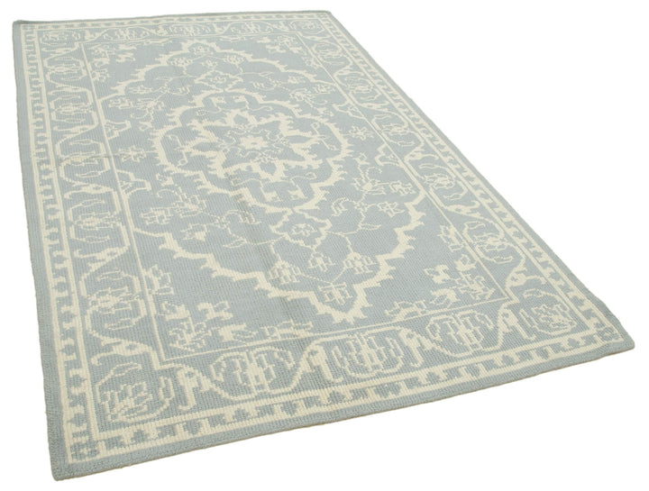 5x8 Beige Oushak Rug - 38633