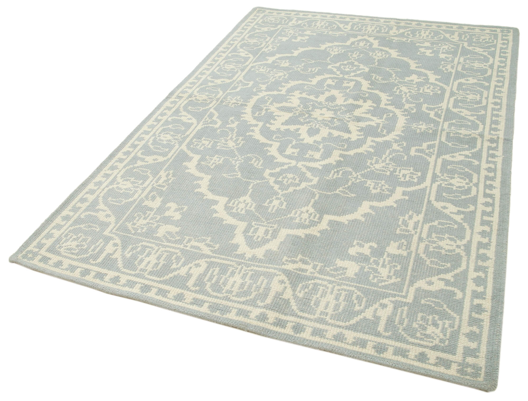 5x8 Beige Oushak Rug - 38634