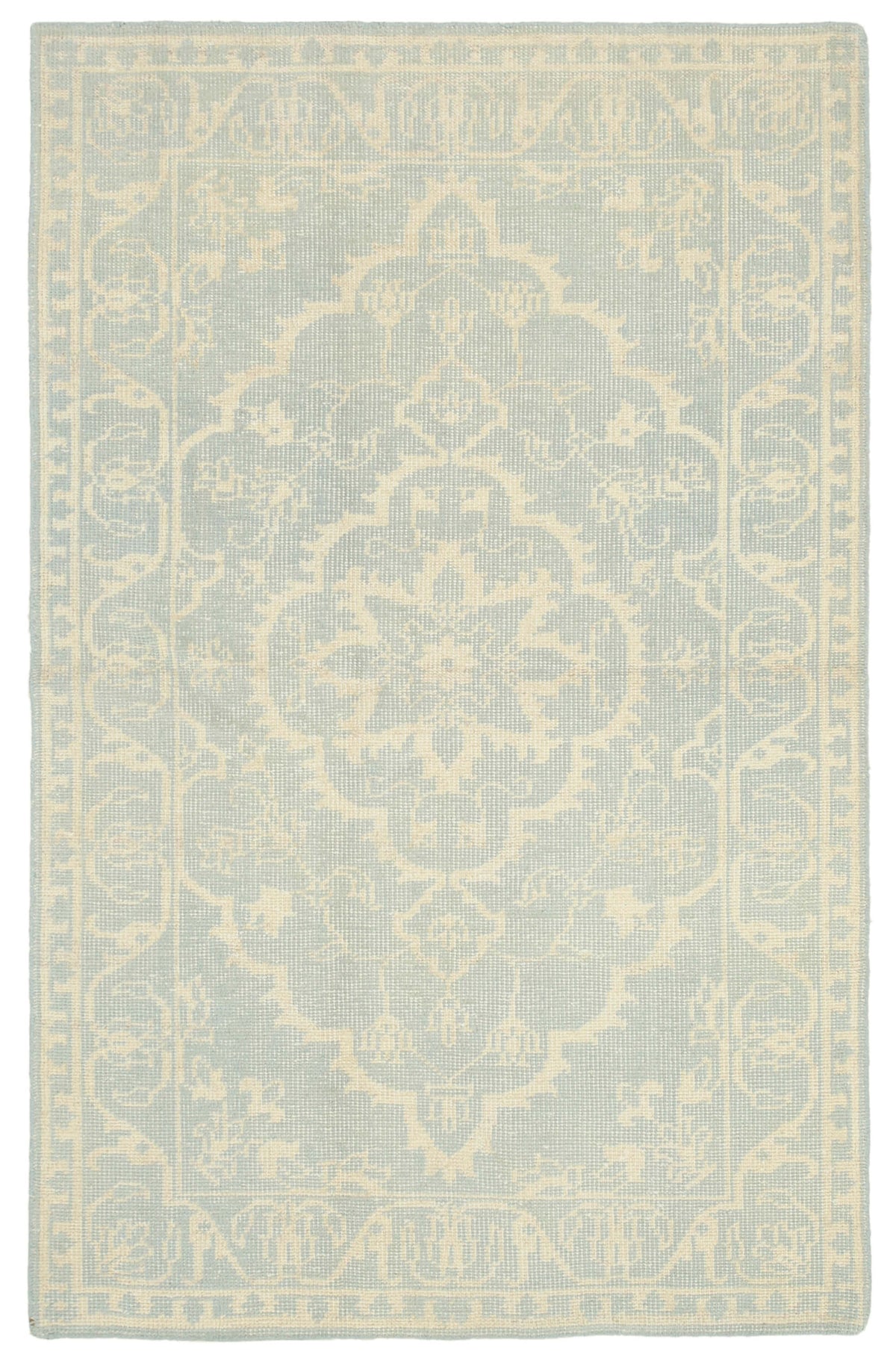 5x8 Beige Oushak Rug - 38635