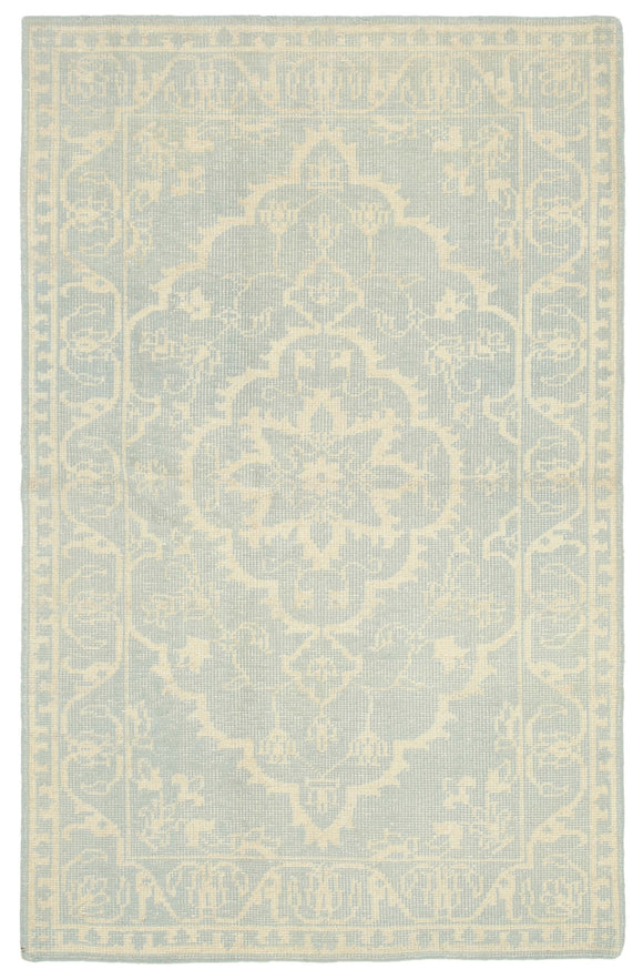 5x8 Beige Oushak Rug - 38635