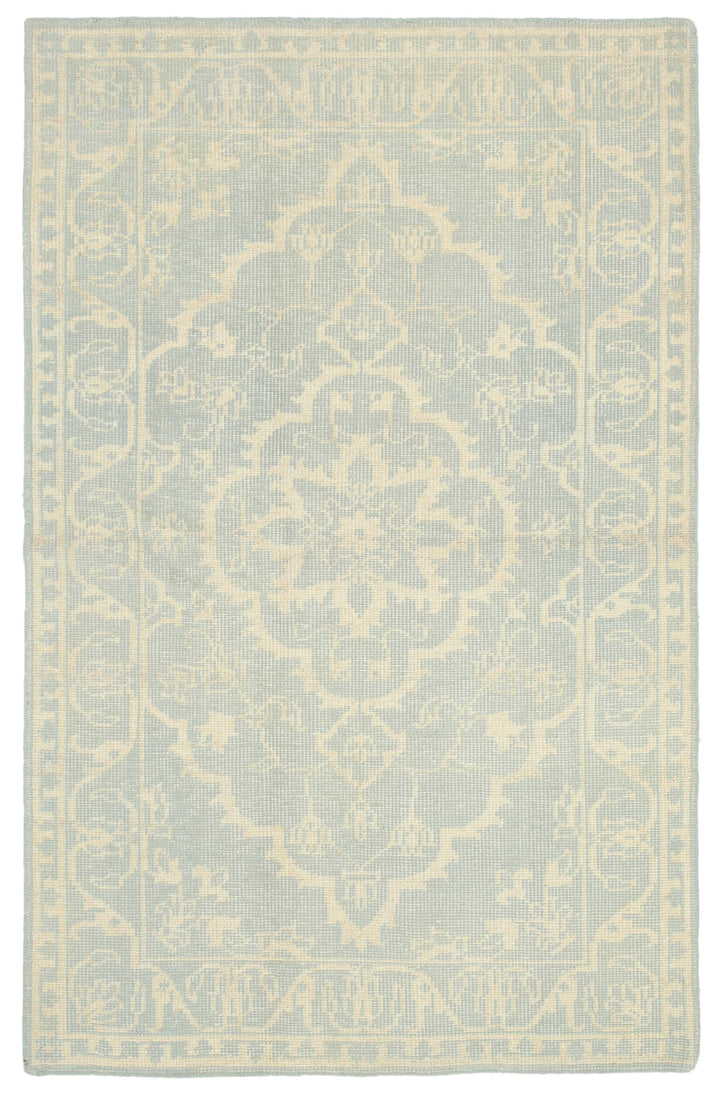 5x8 Beige Oushak Rug - 38635
