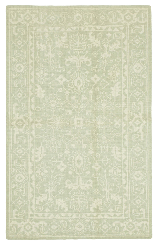 5x8 Beige Oushak Rug - 38636