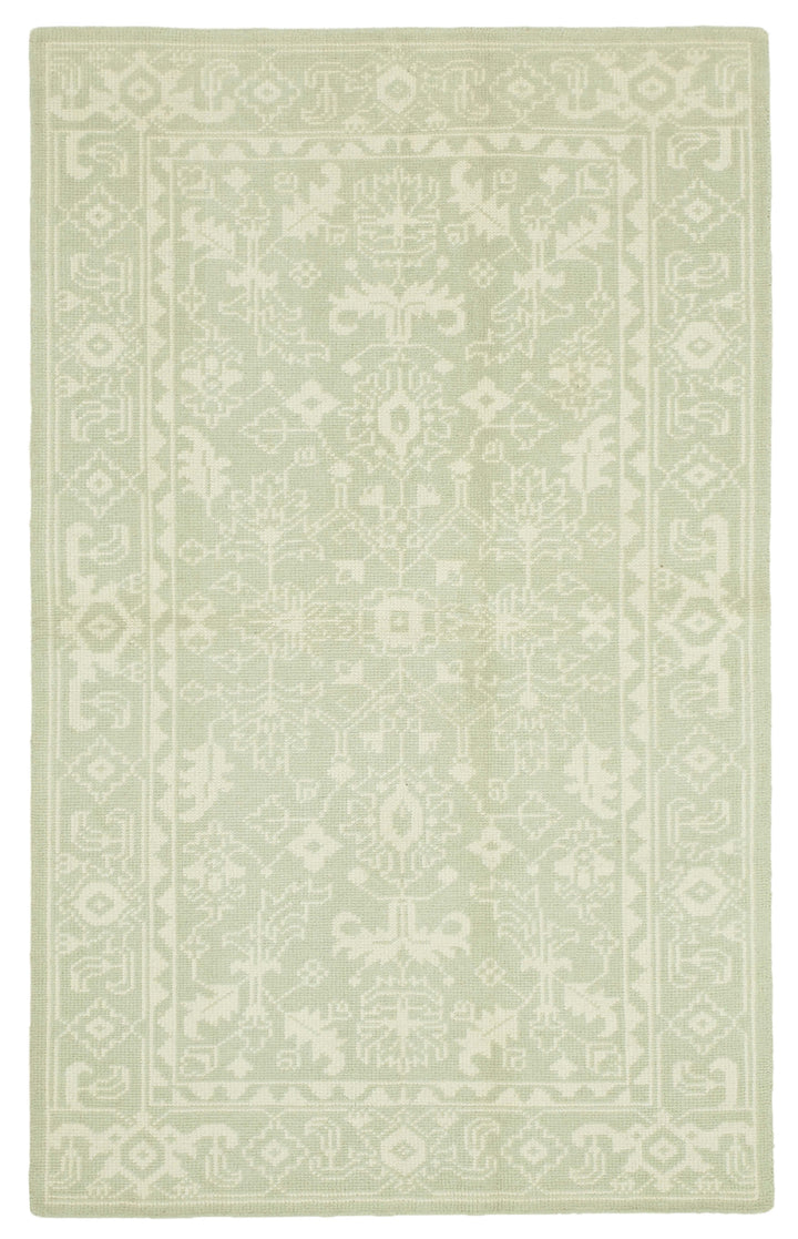 5x8 Beige Oushak Rug - 38636