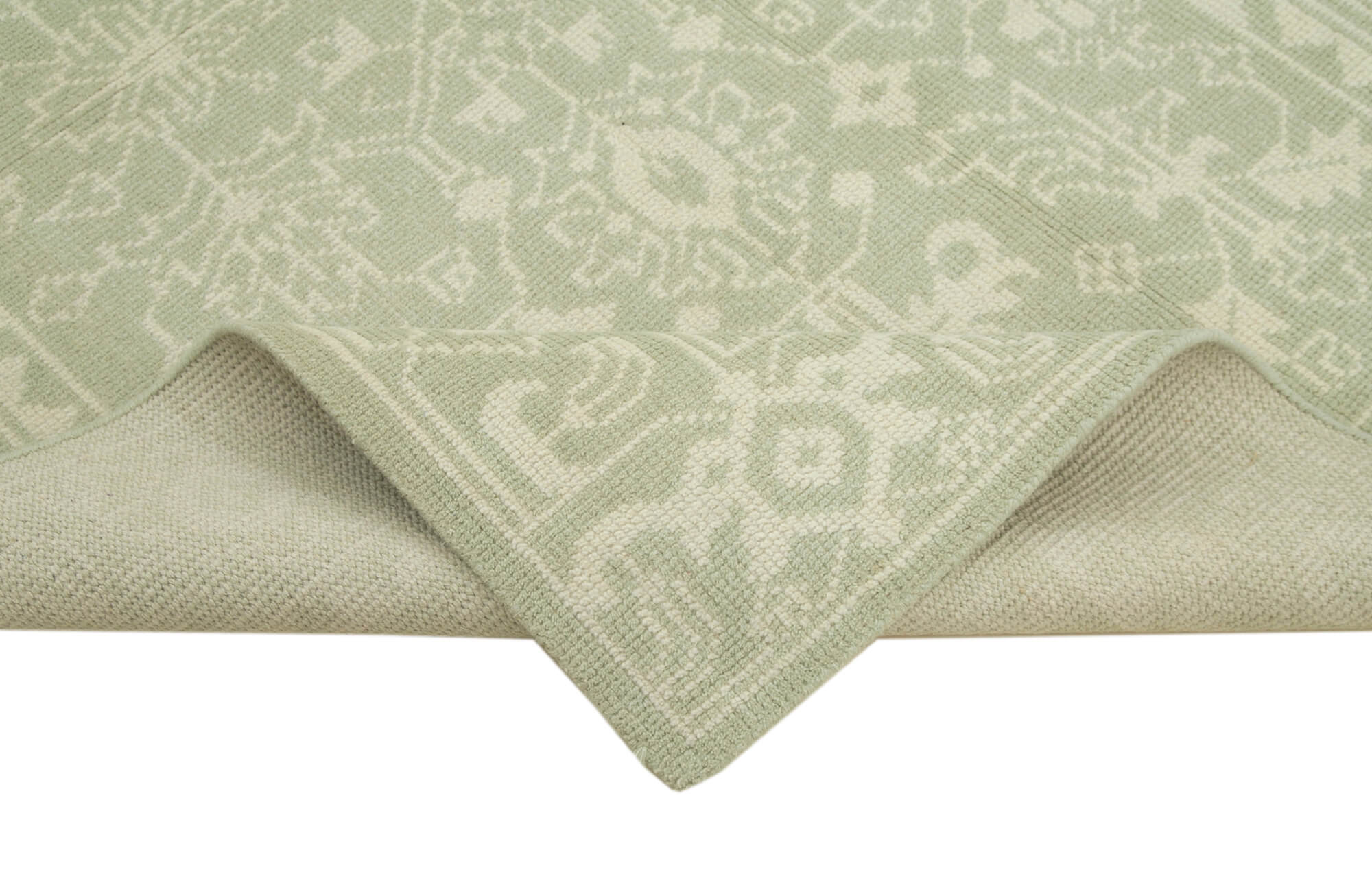 5x8 Beige Oushak Rug - 38636