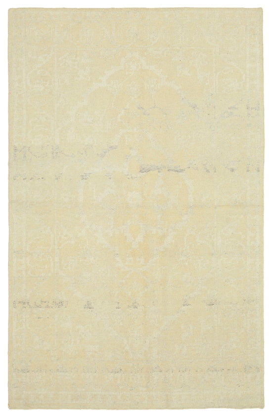 5x8 Yellow Oushak Rug - 38637