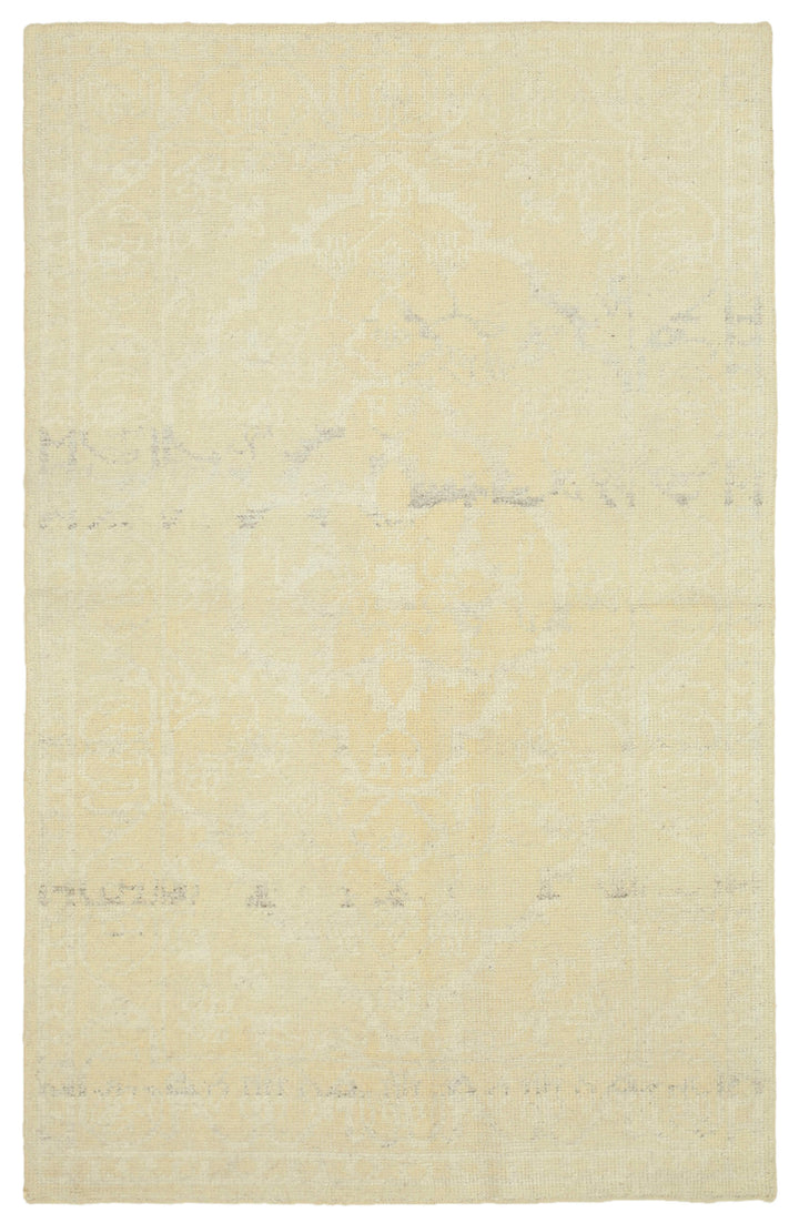 5x8 Yellow Oushak Rug - 38637