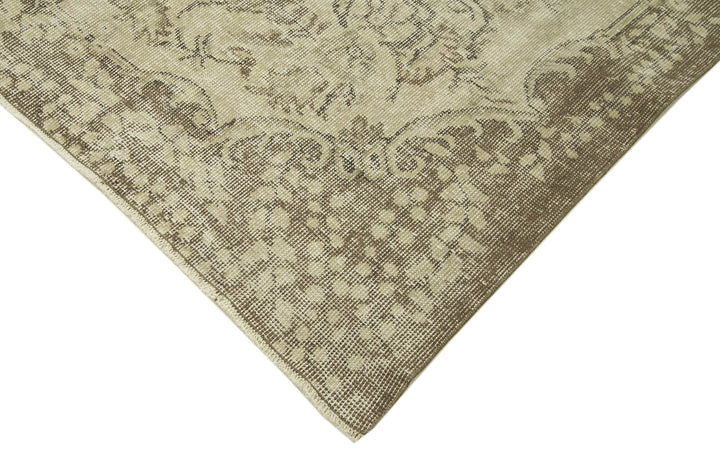 6x10 Beige Turkish Vintage Area Rug - 38936