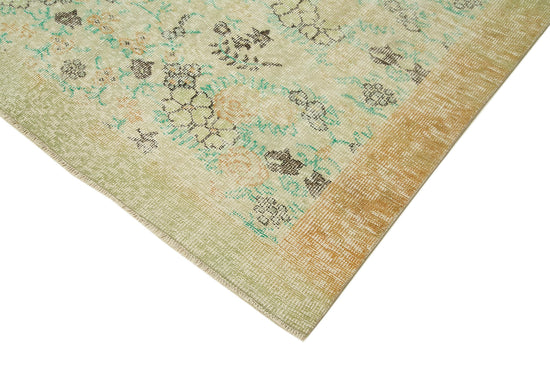 6x11 Beige Turkish Vintage Area Rug - 39051