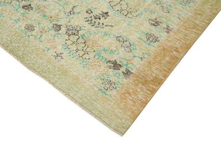 6x11 Beige Turkish Vintage Area Rug - 39051