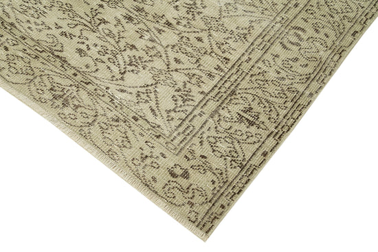 6x10 Beige Turkish Vintage Area Rug - 39086