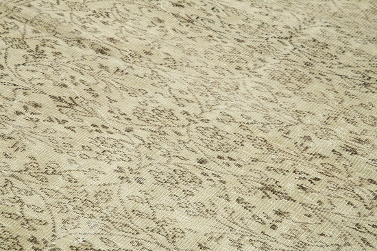 6x10 Beige Turkish Vintage Area Rug - 39086