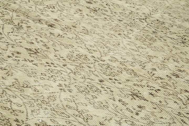 6x10 Beige Turkish Vintage Area Rug - 39086