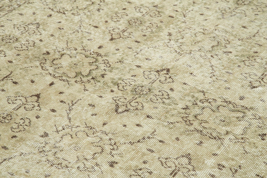 6x10 Beige Turkish Vintage Area Rug - 39098