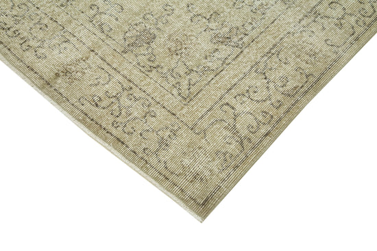 6x10 Beige Turkish Vintage Area Rug - 39298