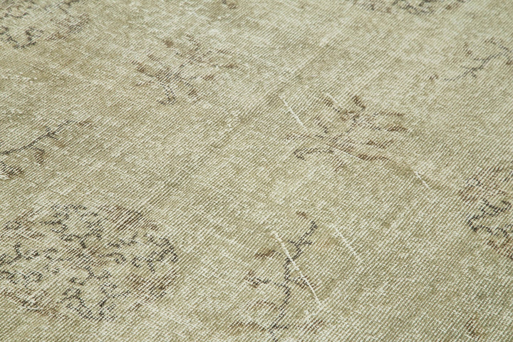 6x10 Beige Turkish Vintage Area Rug - 39298