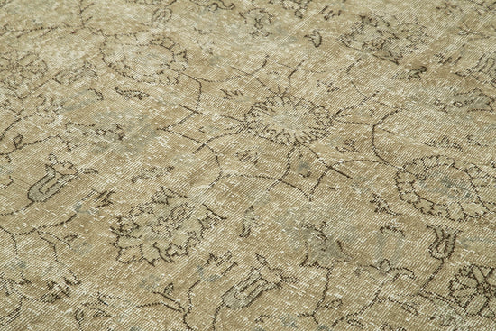 6x10 Beige Turkish Vintage Area Rug - 39321