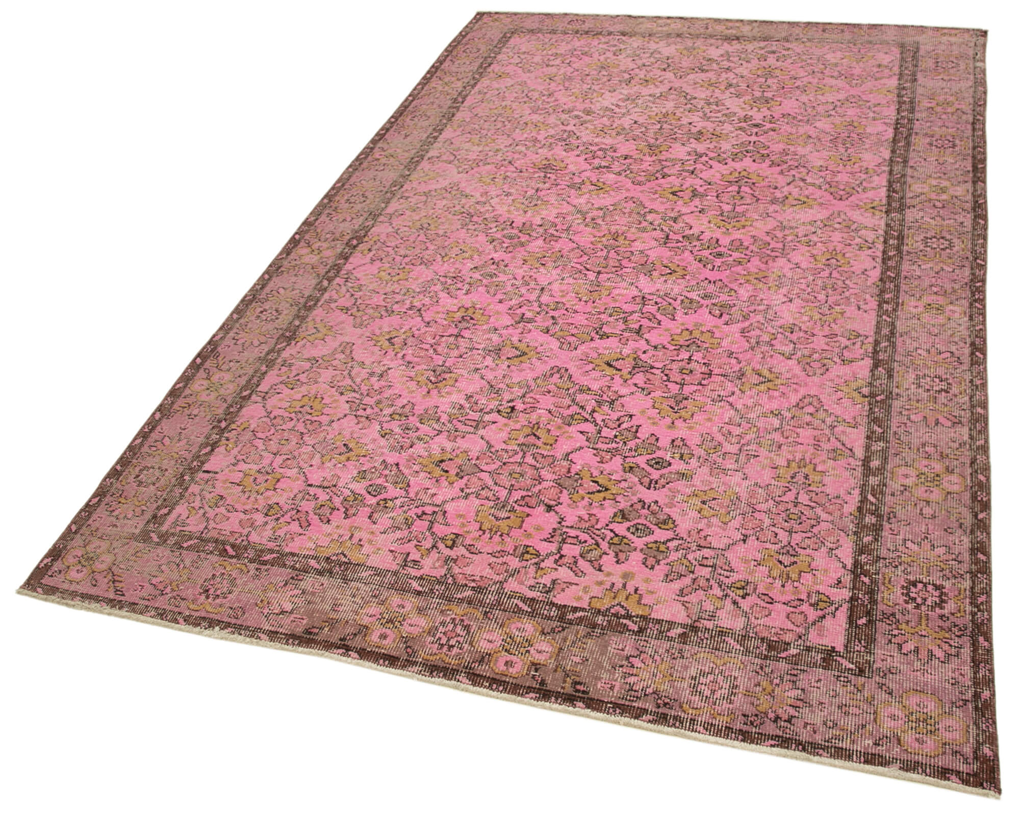 5x8 Pink Overdyed Rug - 39332