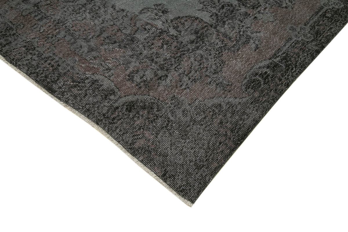 6x10 Black Overdyed Rug - 39340