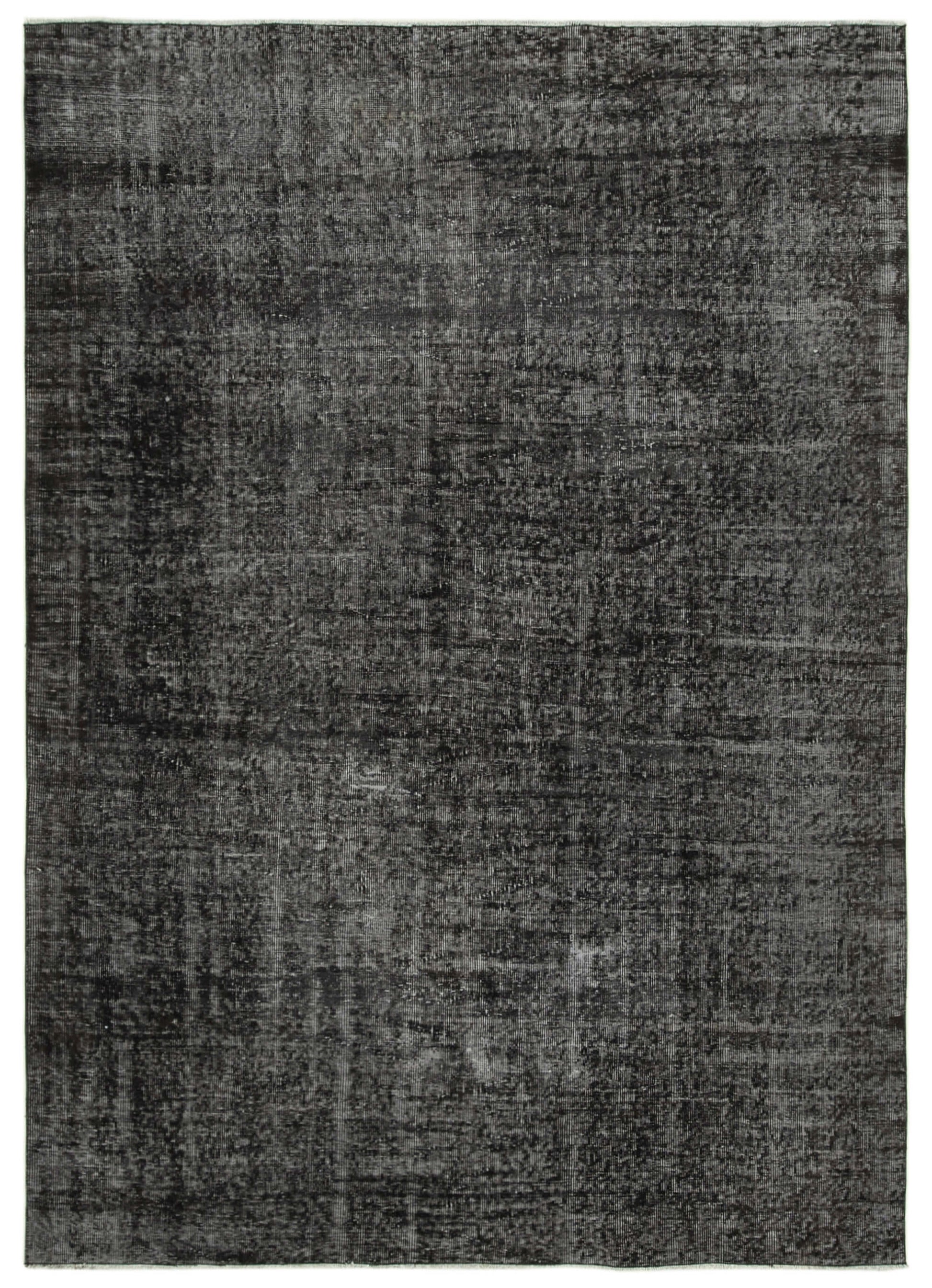 7x9 Black Overdyed Rug - 39355