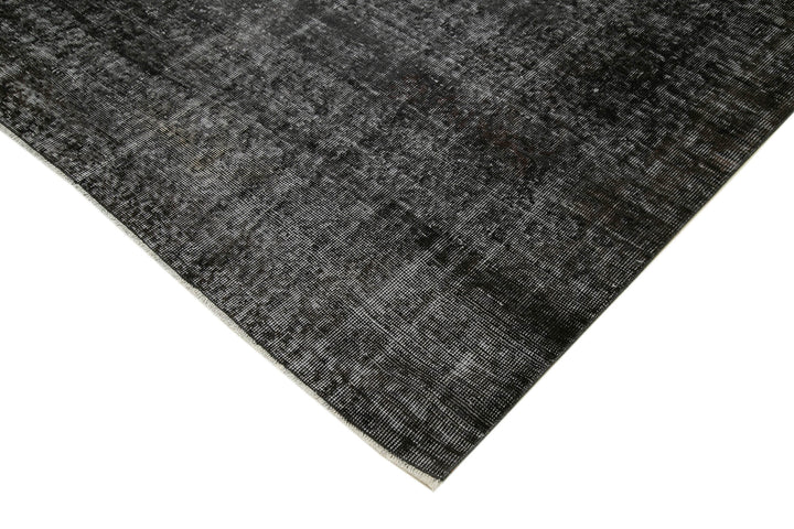 7x9 Black Overdyed Rug - 39355