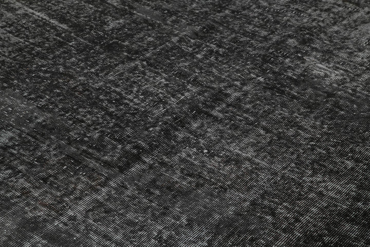 7x9 Black Overdyed Rug - 39355
