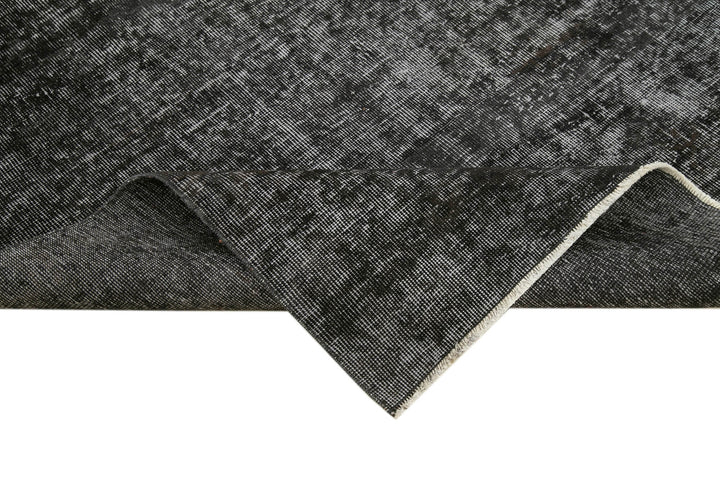 7x9 Black Overdyed Rug - 39355