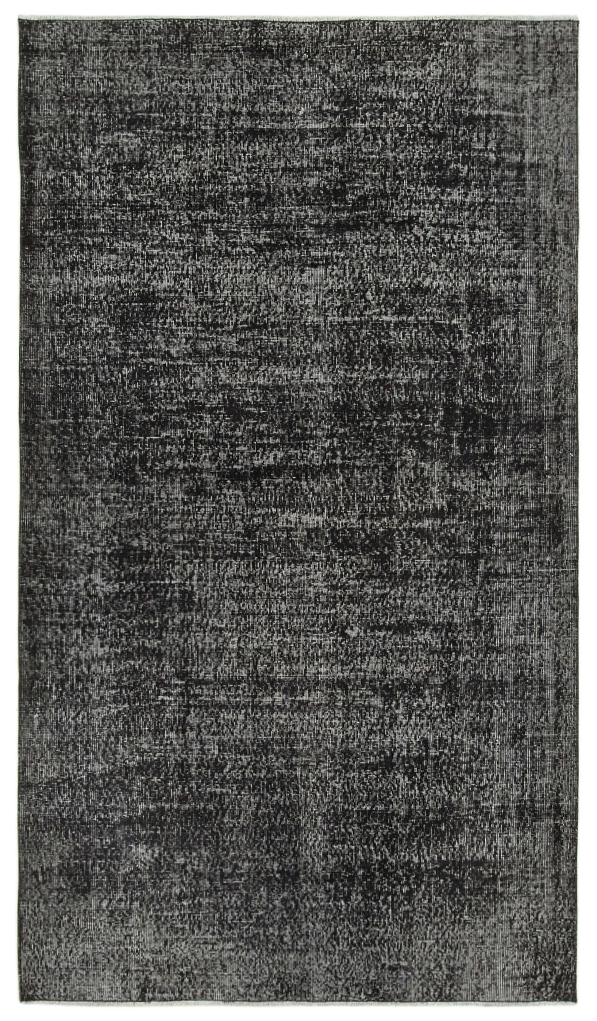 5x9 Black Overdyed Rug - 39360