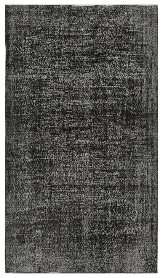 5x9 Black Overdyed Rug - 39360