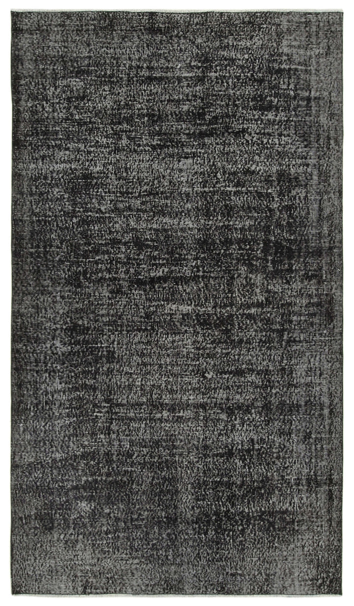 5x9 Black Overdyed Rug - 39360